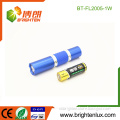 Factory Hot Sale Aluminum Material 1*AA Battery Powered 1watt led Pocket Cheap Small Flashlight For kids